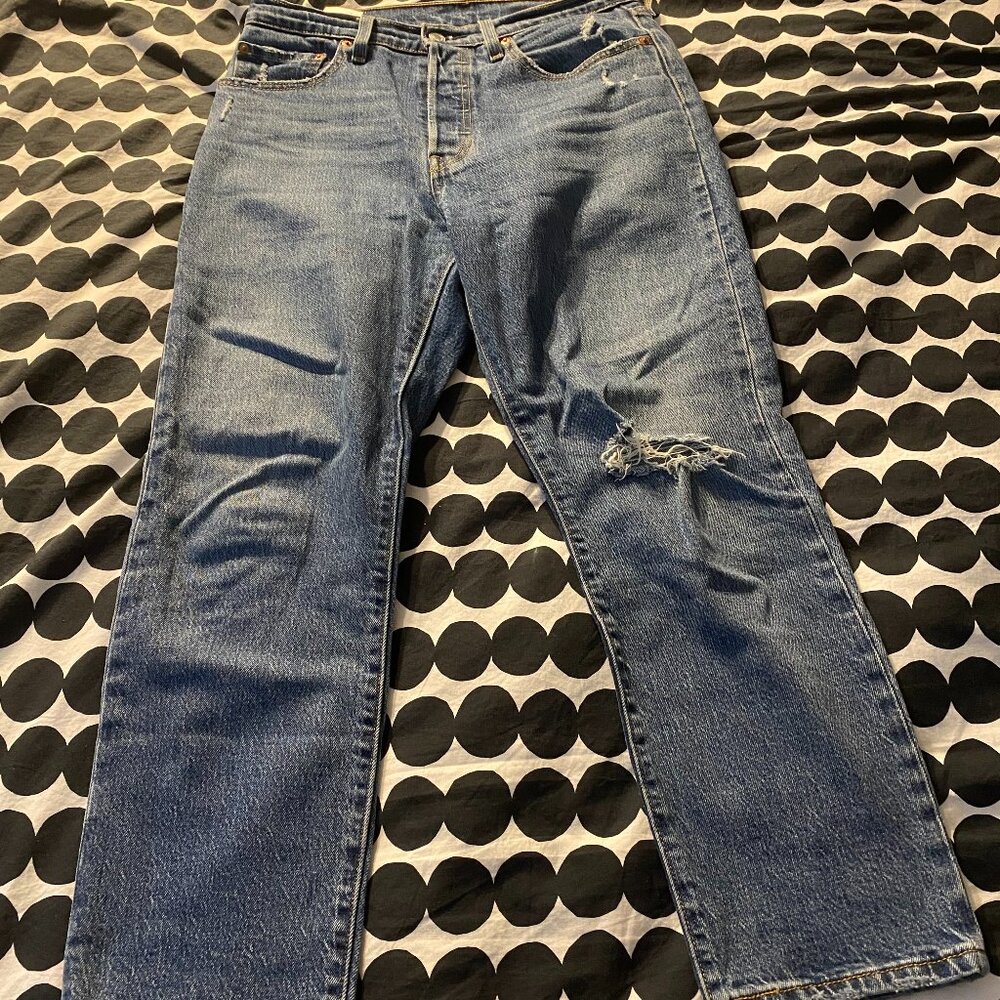 Levi's Premium Women's 501 Jeans Crop 28 x 26